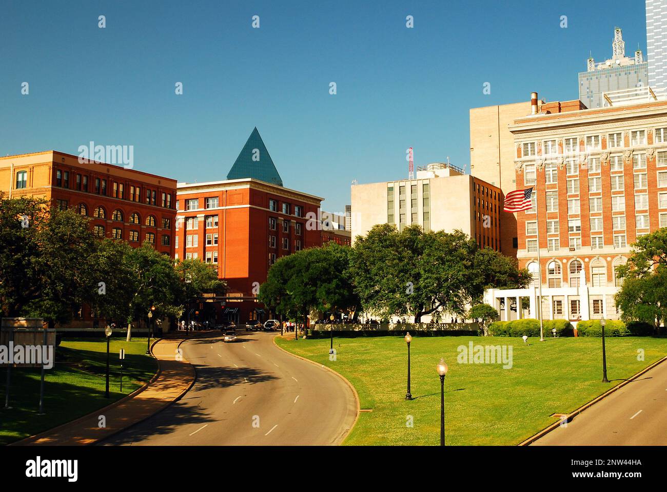 Dealey Plaza in Dallas, Texas Stockfoto