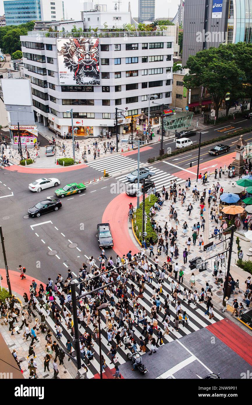 Omotesando Straße. Tokyo. Japan. Stockfoto