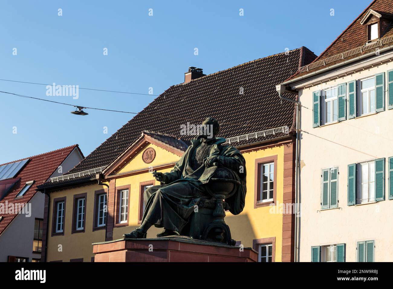 Denkmal des berühmten Astronomen und Mathematikers Johannes Kepler, 1870 in weil der Stadt errichtet Stockfoto