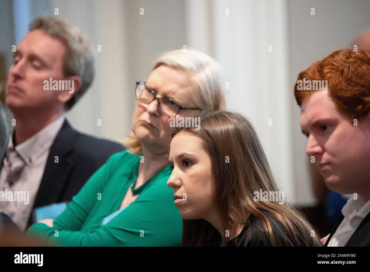 From left, John Marvin Murdaugh, Lynn Murdaugh Goette, Brooklynn White and Buster Murdaugh