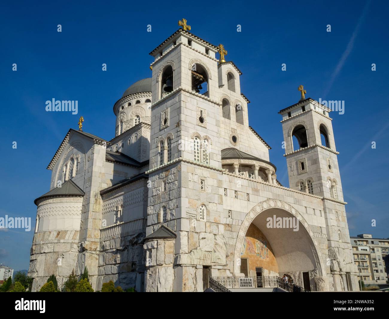Kathedrale der Auferstehung Christi, Podgorica Stockfoto