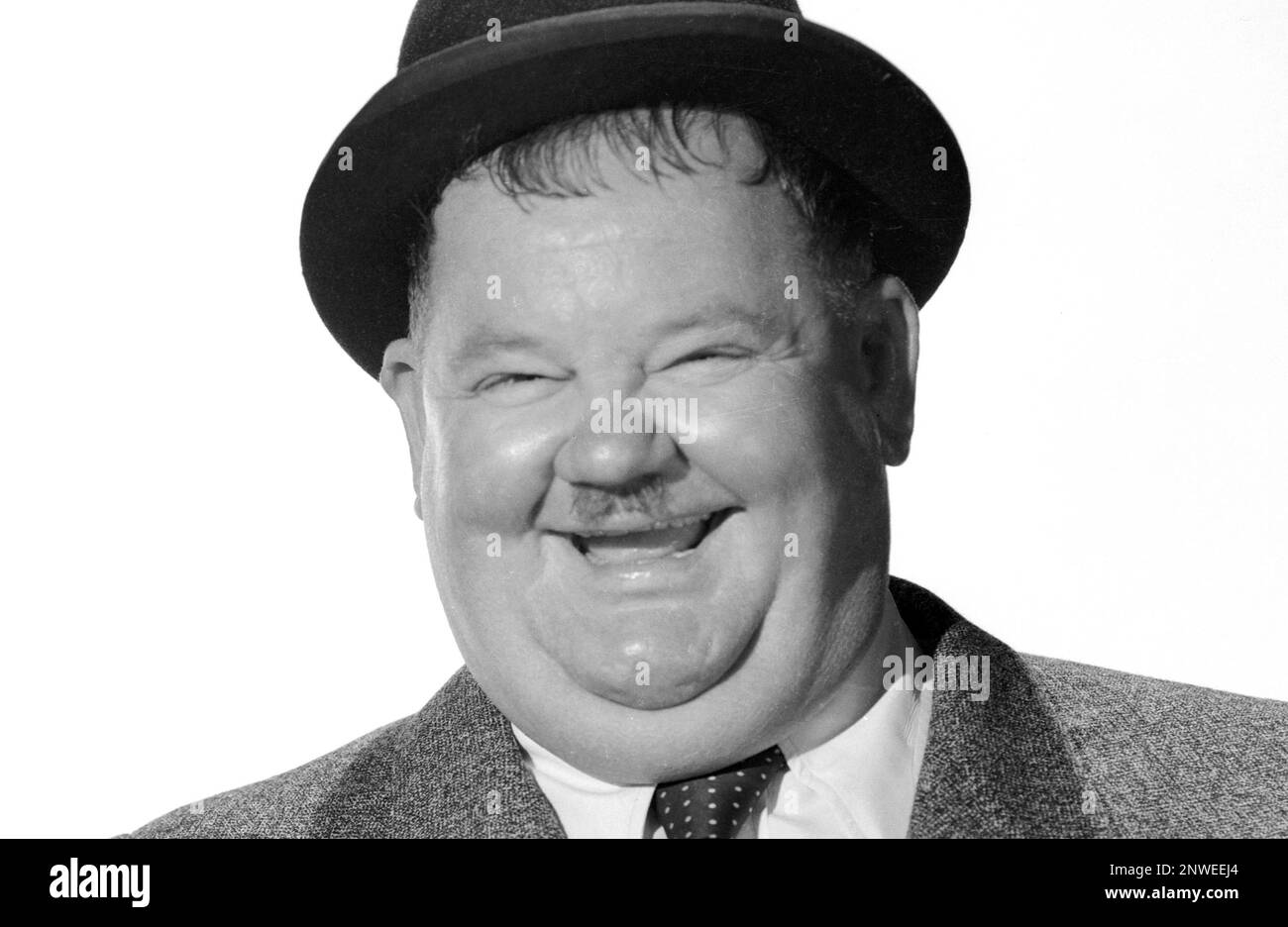 Oliver Hardy, Oliver Norvell Hardy (1892-1957), amerikanischer Comic-Schauspieler und eine Hälfte von Laurel und Hardy, Stockfoto
