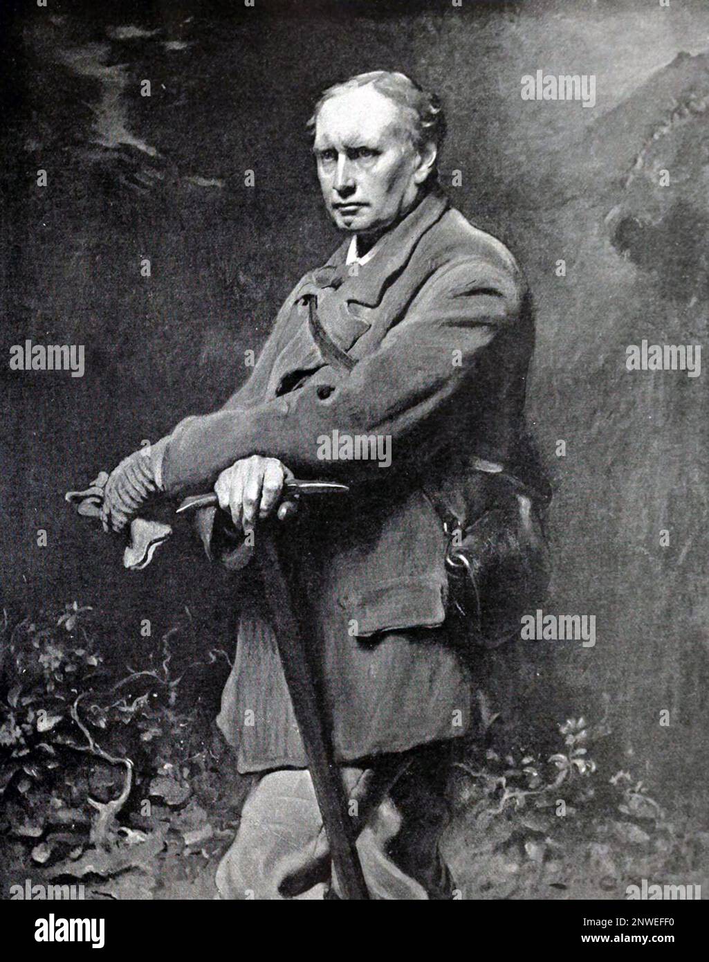 Edward Whymper (1840 - 1911) englischer Bergsteiger und Entdecker Stockfoto