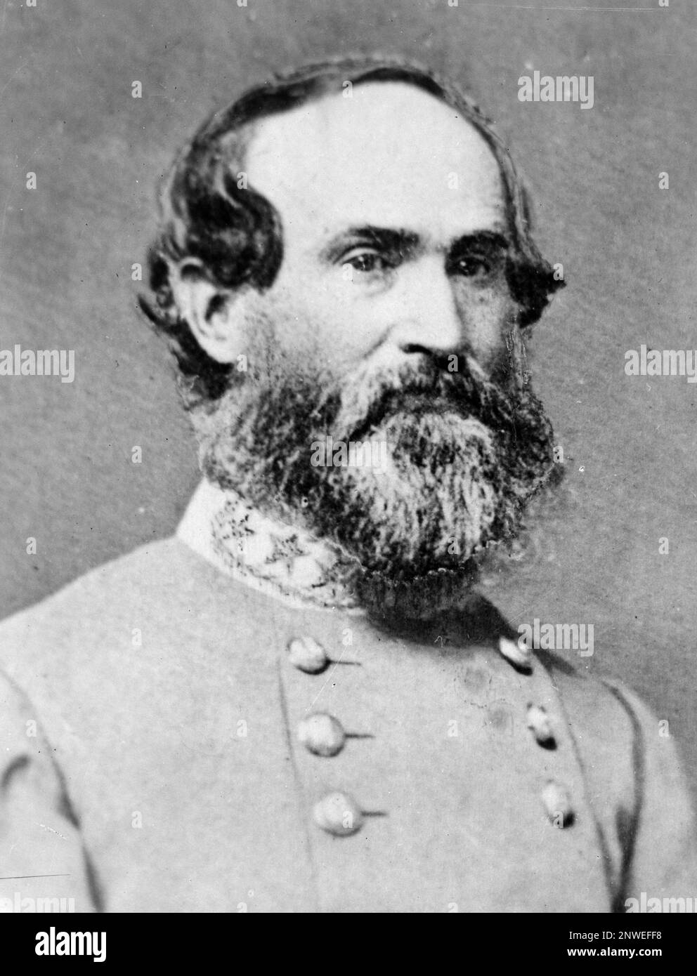 Jubal Early, Jubal Anderson Early (1816-1894) Virginia Anwalt und Politiker und Konföderierten General während des Amerikanischen Bürgerkriegs. Stockfoto