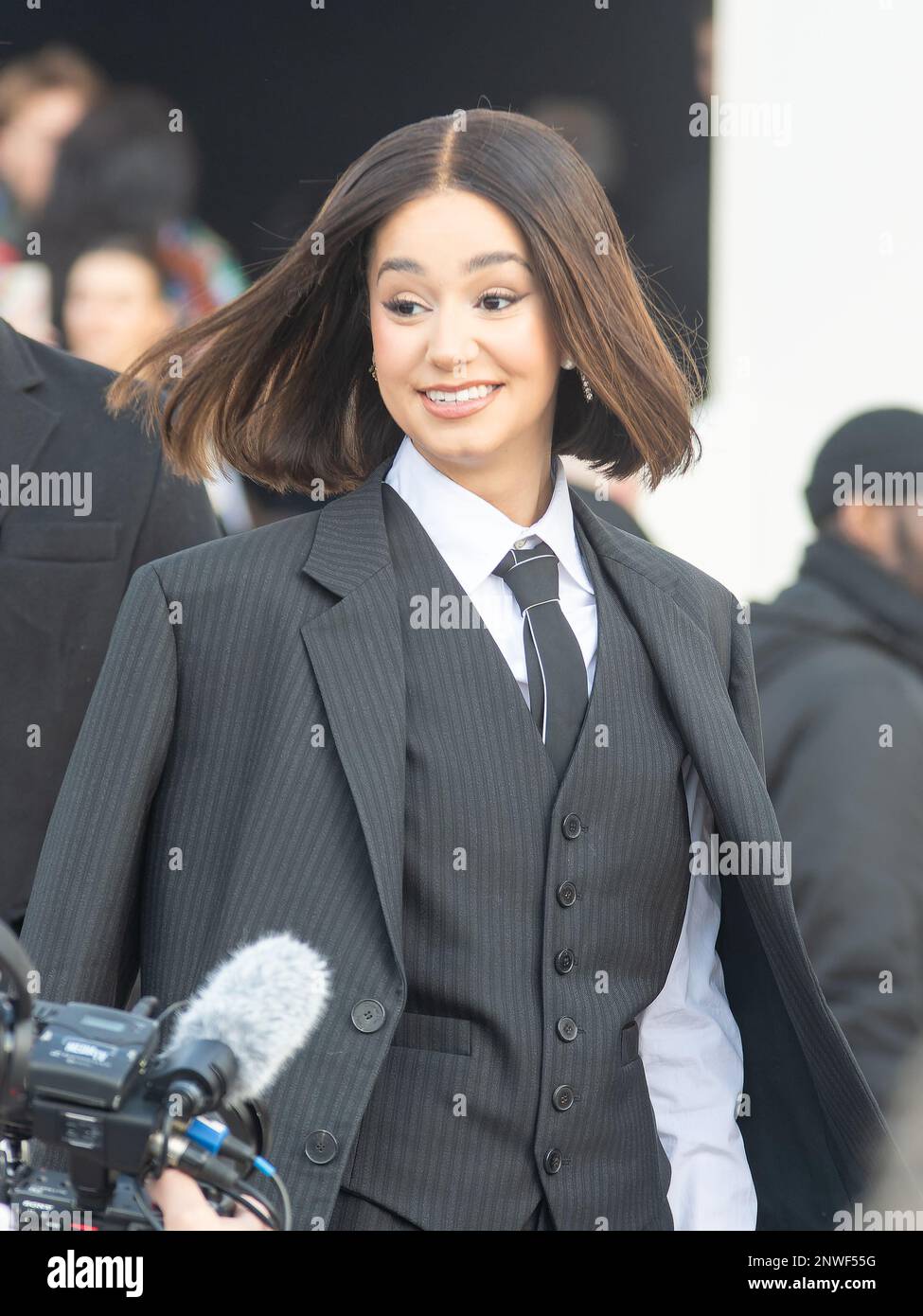 Paris, Frankreich, 28/02/2023. Lena-Situationen bei der Dior Domenswear Herbst/Winter 2023 Show PARIS FASHION WEEK - FEBRUAR 28 2023 Stockfoto