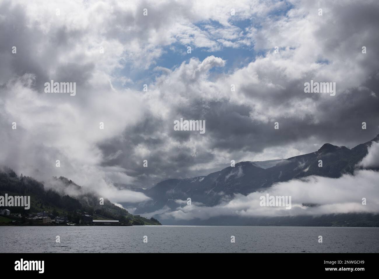 Norwege Hardangerfjord Stockfoto