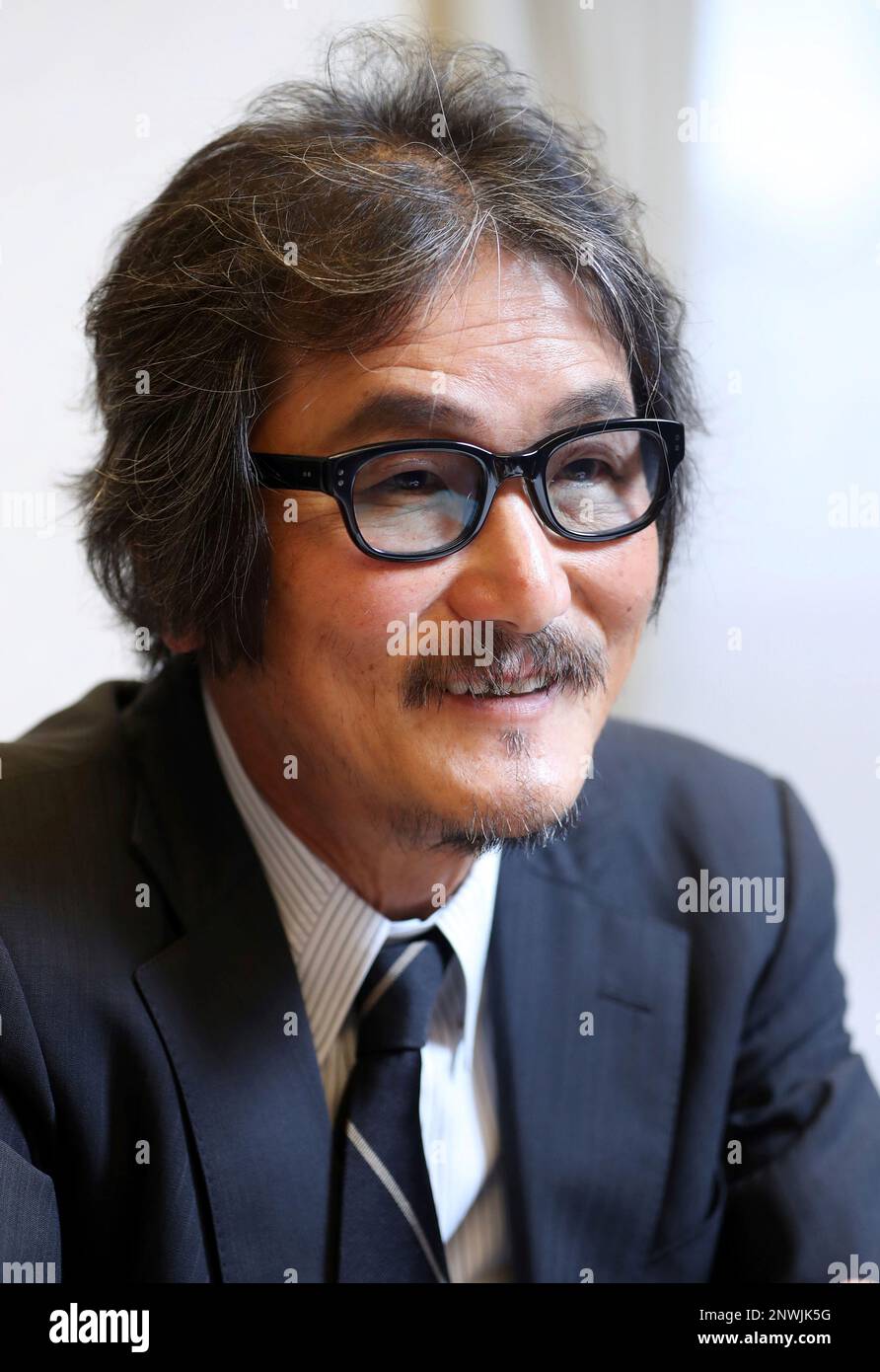 Professional go master Cho Chi-hun, known as Cho Chikun in Japan, speaks during an interview in Chiba on Sep. 29, 2018. 9-dan Cho who was born in South Korea is the first player to win the top three titles that are Kisei, Meiji and Honinbo.( The Yomiuri Shimbun via AP Images ) Stockfoto