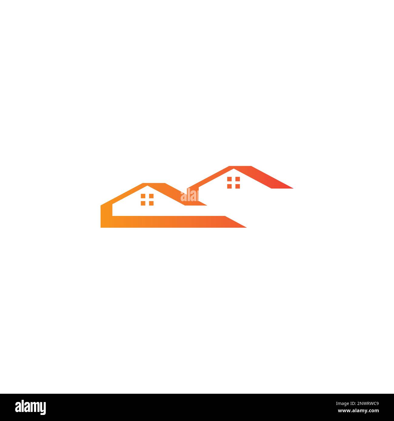 Logo-Design Für Zu Hause. Haussymbol. Logovektor wird erstellt Stock Vektor