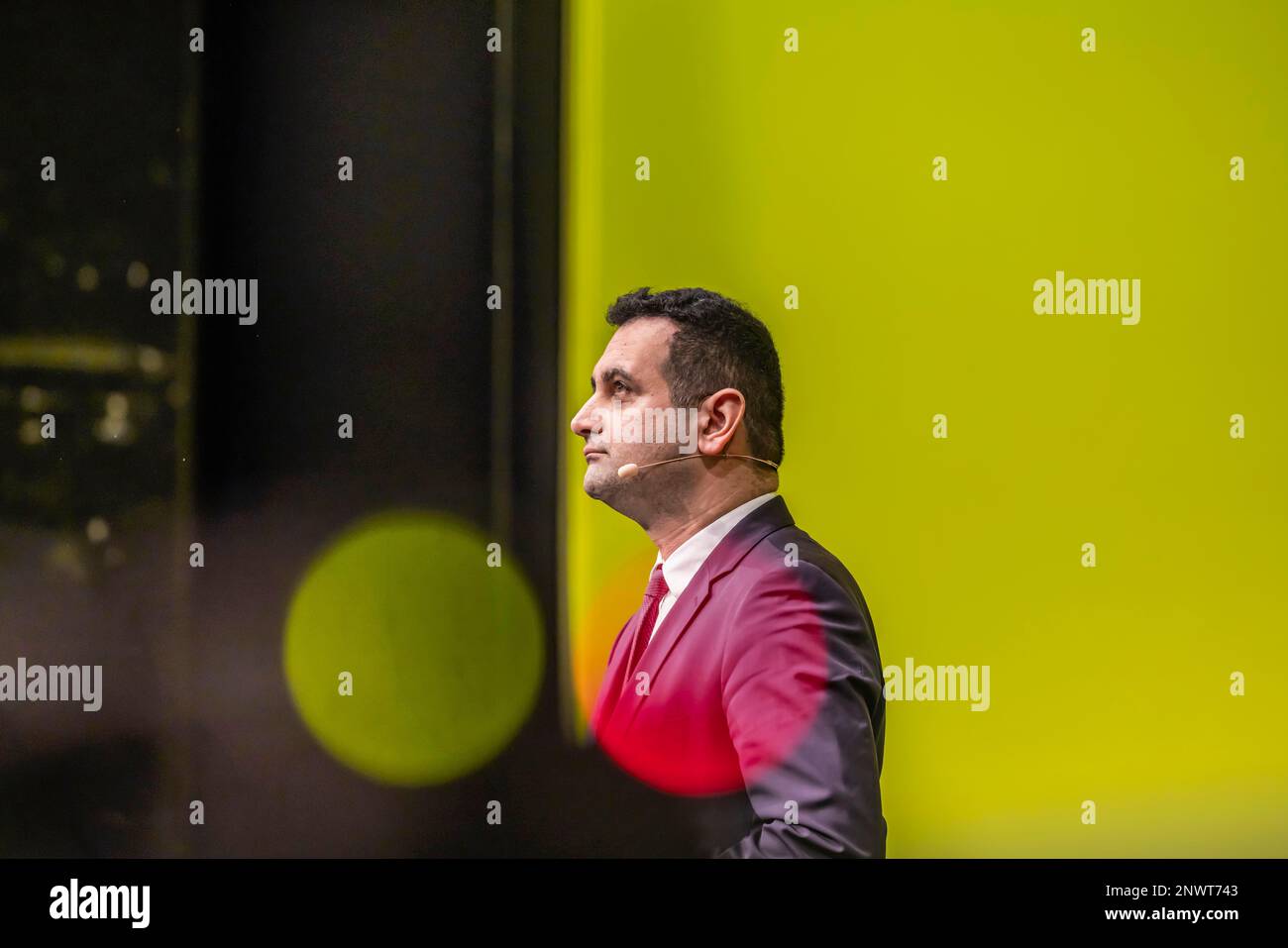 Bijan Djir-Sarai, Mitglied des Deutschen Bundestages, Generalsekretär der FDP-Partei, Epiphanisches Treffen der FDP 2023 in Stuttgart Stockfoto