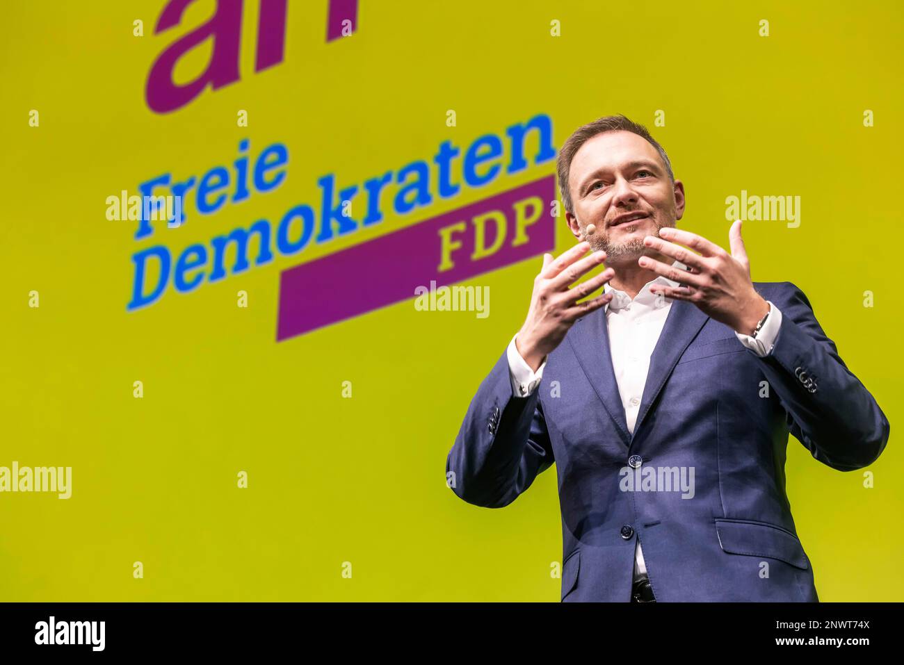 Christian Lindner, Portrait, Mitglied des Deutschen Bundestages, Bundesvorsitzender der FDP, Bundesminister für Finanzen, Epiphany 2023 in Stockfoto