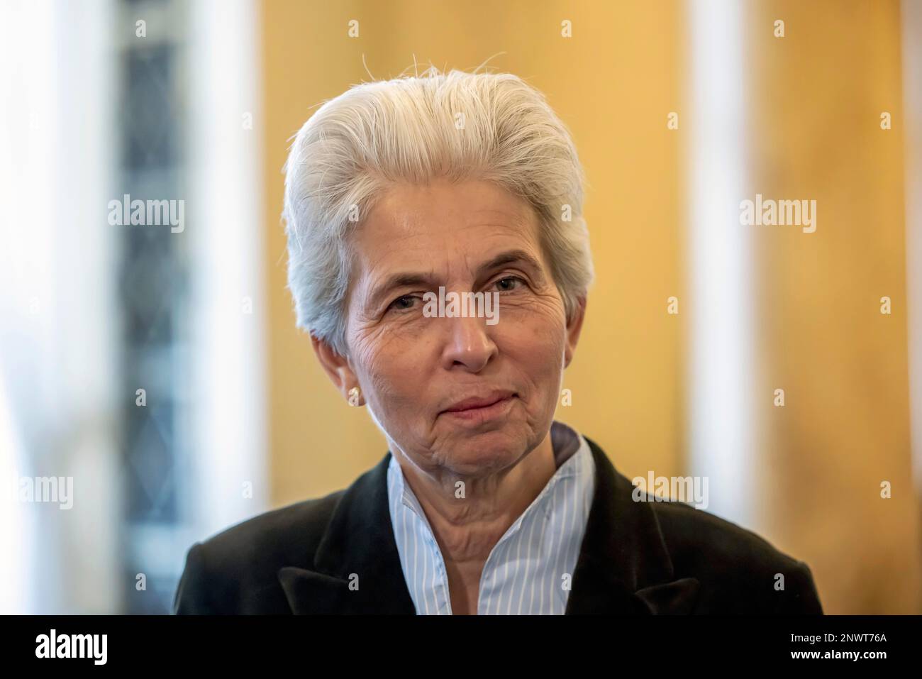 Marie-Agnes Strack-Zimmermann, Mitglied des Bundestages, Mitglied des Bundesgeschäftsausschusses der FDP, Portrait, Epiphany Meeting 2023 in Stockfoto