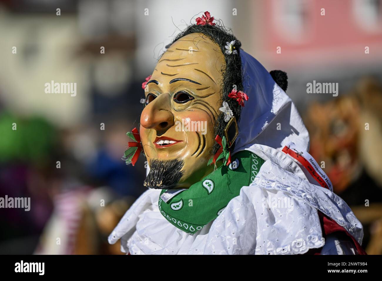 Narren-Gilde aus Horb am Neckar bei der Großen Karnevalsparade, Karnevalsparade, Oberkirch, Ortenaukreis, Baden-Württemberg, Deutschland Stockfoto