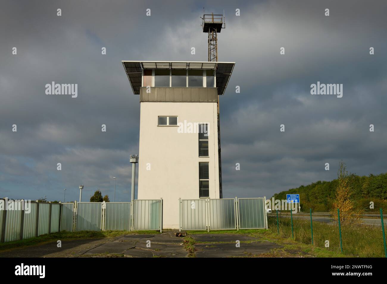 Kommandanturm, Gedenkstätte für die Deutsche Division, Marienborn, Sachsen-Anhalt, Deutschland Stockfoto