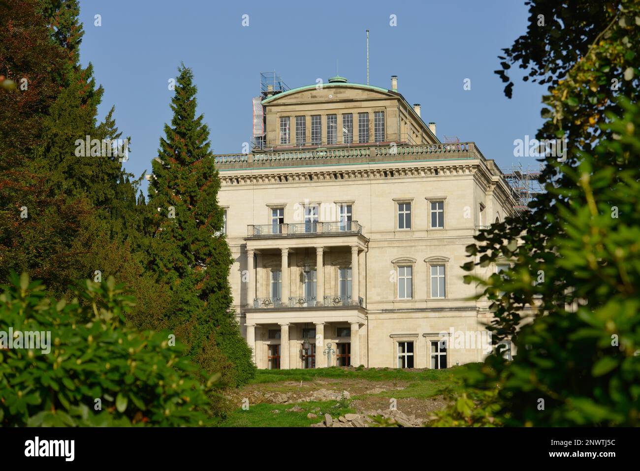 Villa Huegel, Essen, Nordrhein-Westfalen, Deutschland Stockfoto