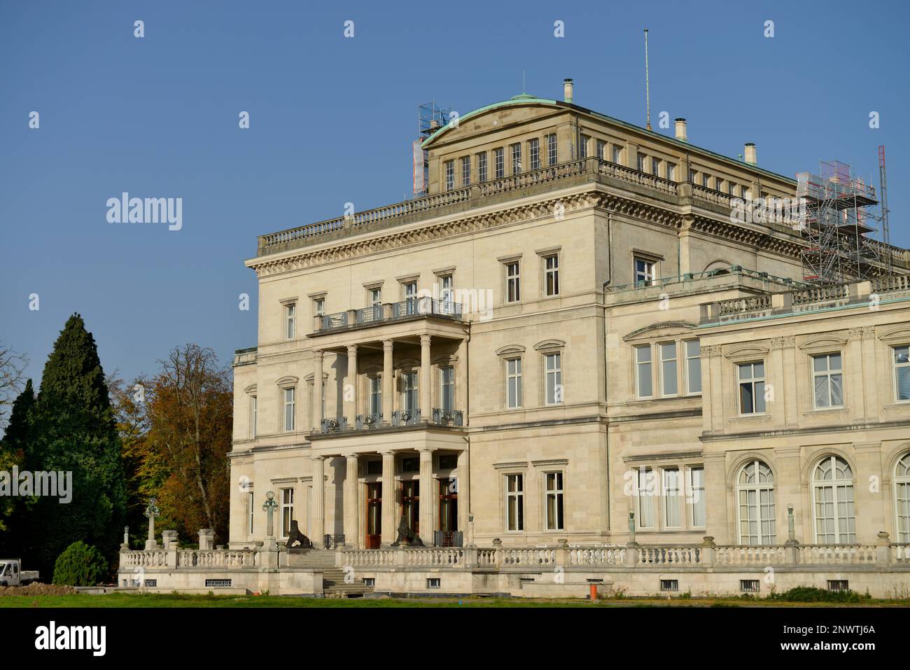 Villa Huegel, Essen, Nordrhein-Westfalen, Deutschland Stockfoto