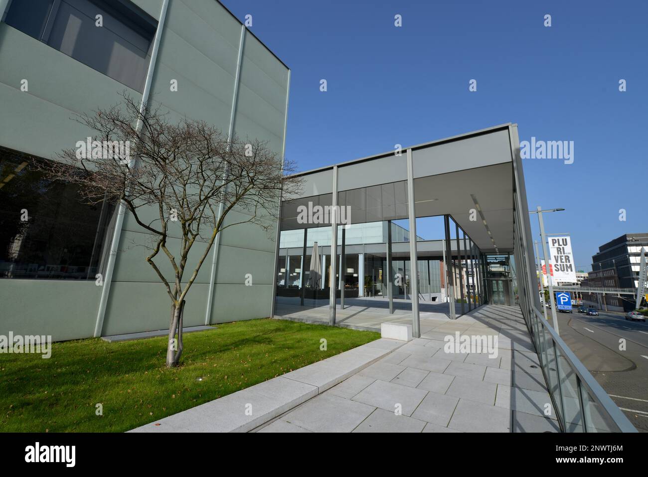 Museum Folkwang, Museumsplatz, Essen, Nordrhein-Westfalen, Deutschland Stockfoto
