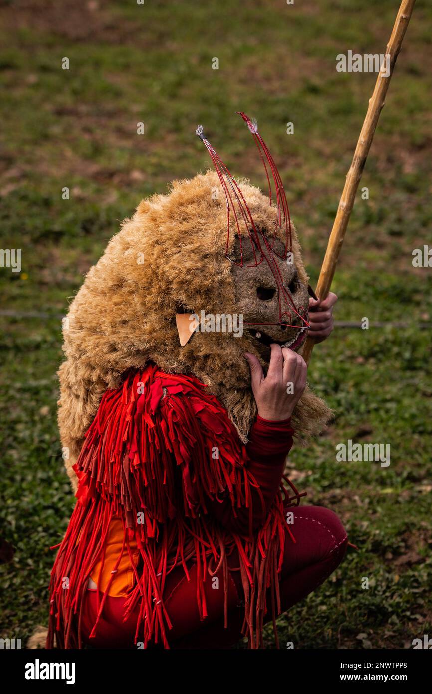 Montalegre, Misarela, Portugal. 19. Februar 2023. Der Teufel ist eine