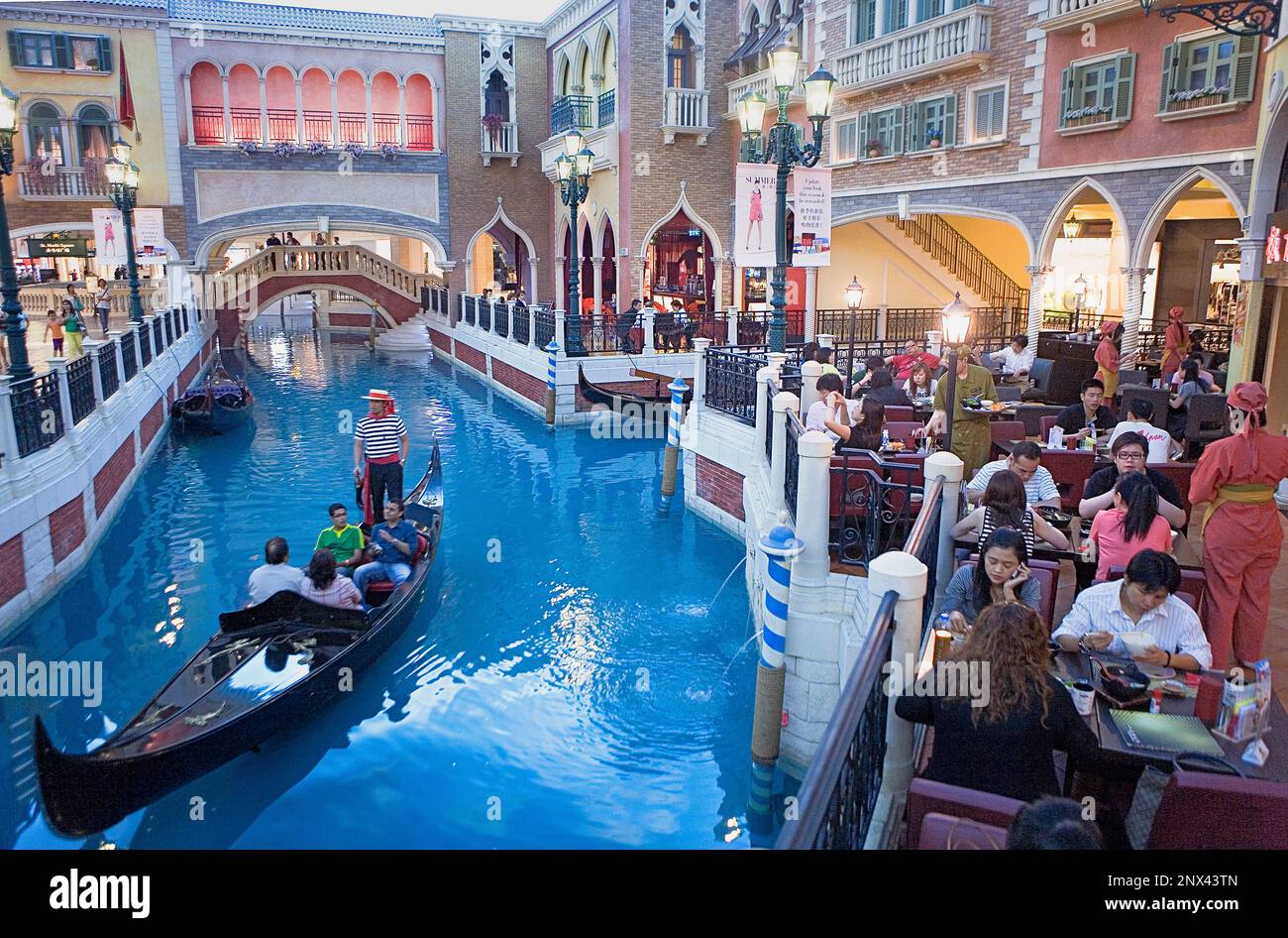 Venezianische Hotel & Casino, Insel Taipa, Macao, China Stockfoto