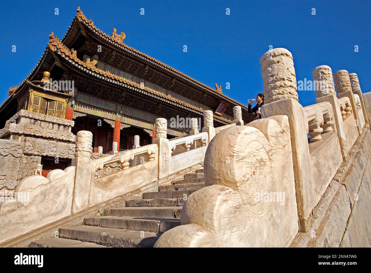 Qianqing-Tor, in der verbotenen Stadt, Peking, China Stockfoto