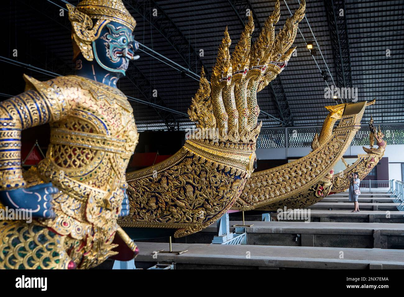 Royal Barges National Museum, Thonburi, Bangkok, Thailand Stockfoto