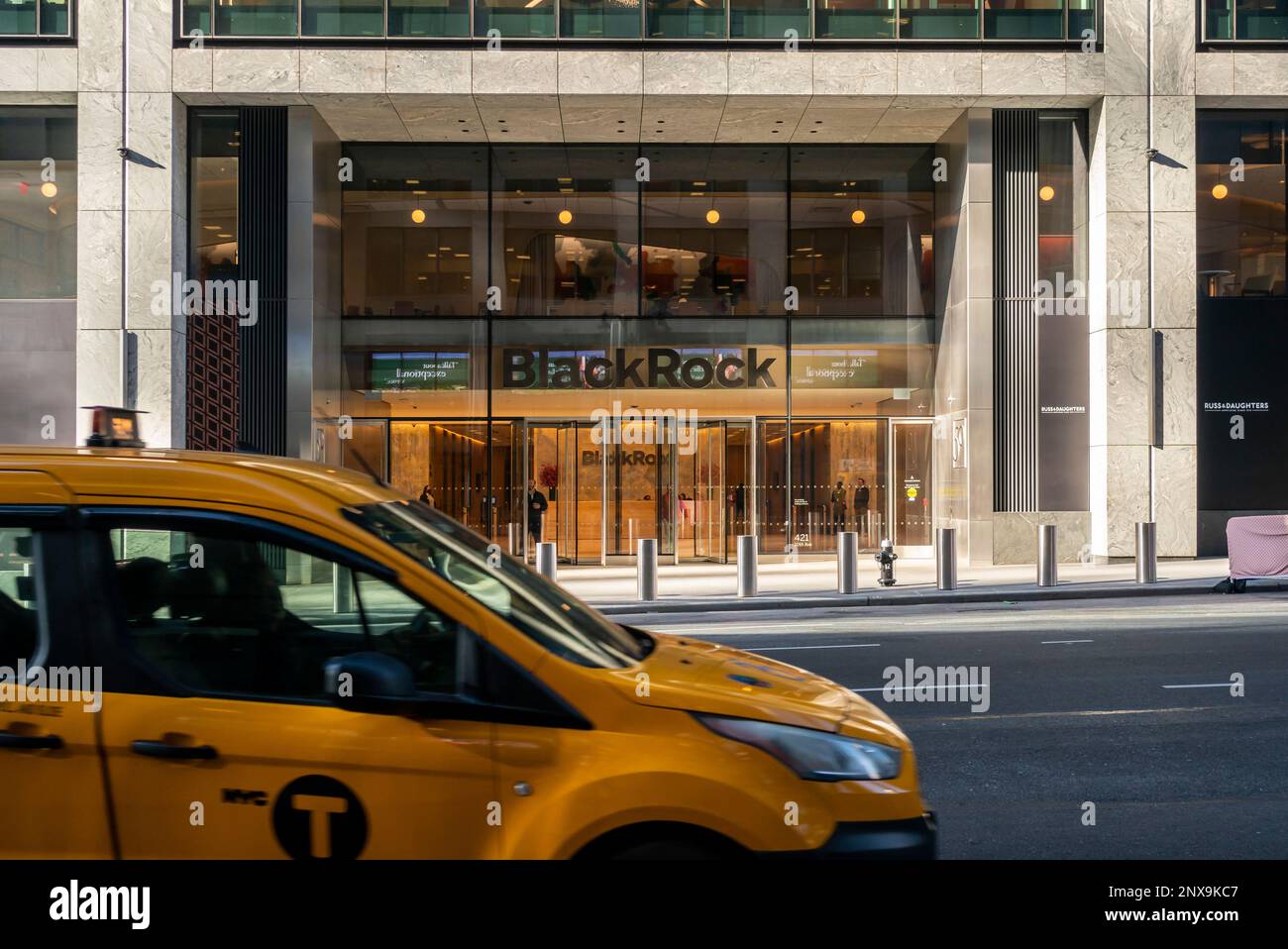50 Hudson Yards New York Hauptquartier der BlackRock Investment Management Company am Dienstag, den 14. Februar 2023. (© Richard B. Levine) Stockfoto