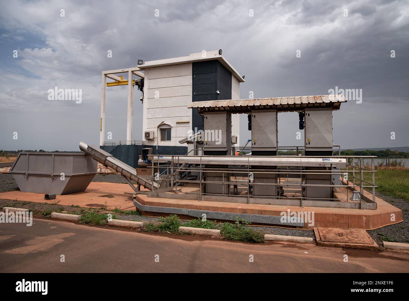 Nicolas Remene / Le Pictorium - Wasseraufbereitungsanlage für den Fluss Kabala Niger. - 19/5/2021 - Mali / Bamako District / Bamako - Blick auf einen Teil des Ka Stockfoto