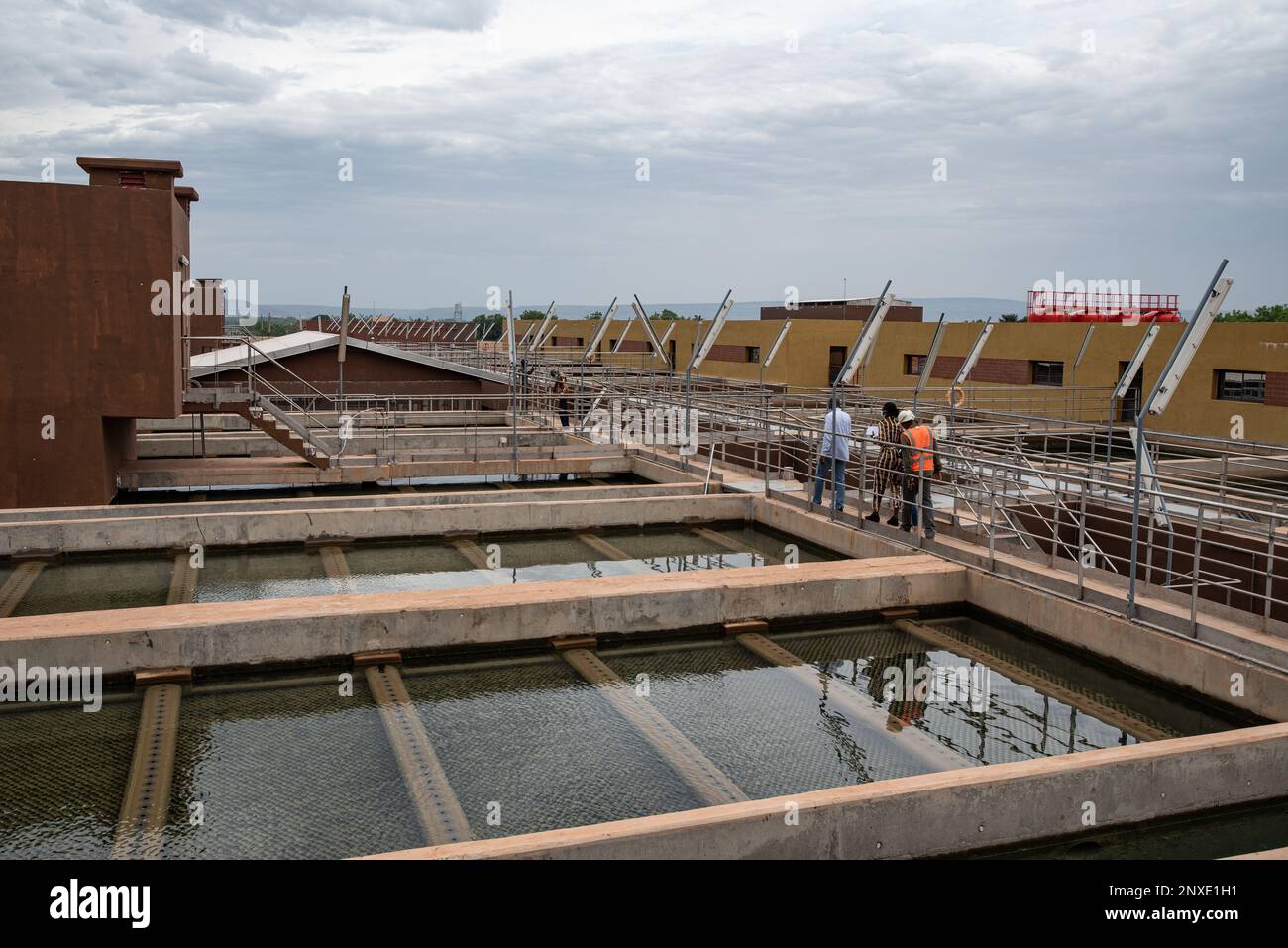 Nicolas Remene / Le Pictorium - Wasseraufbereitungsanlage für den Fluss Kabala Niger. - 19/5/2021 - Mali / Bamako District / Bamako - Blick auf das Gebäude w Stockfoto