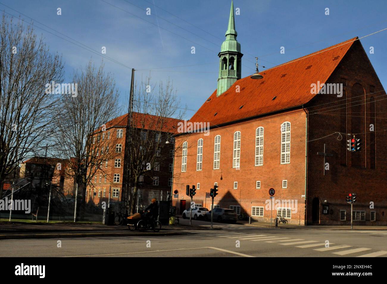 Kopenhagen /Dänemark/01 März 2023/Allehelgens kirke Church on ungarangade in danis cpital. . (Foto: Francis Joseph Dean/Dean Pictures) Stockfoto