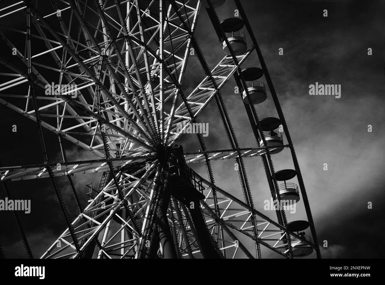 Riesenrad in Park. Georgien Batumi. Stockfoto