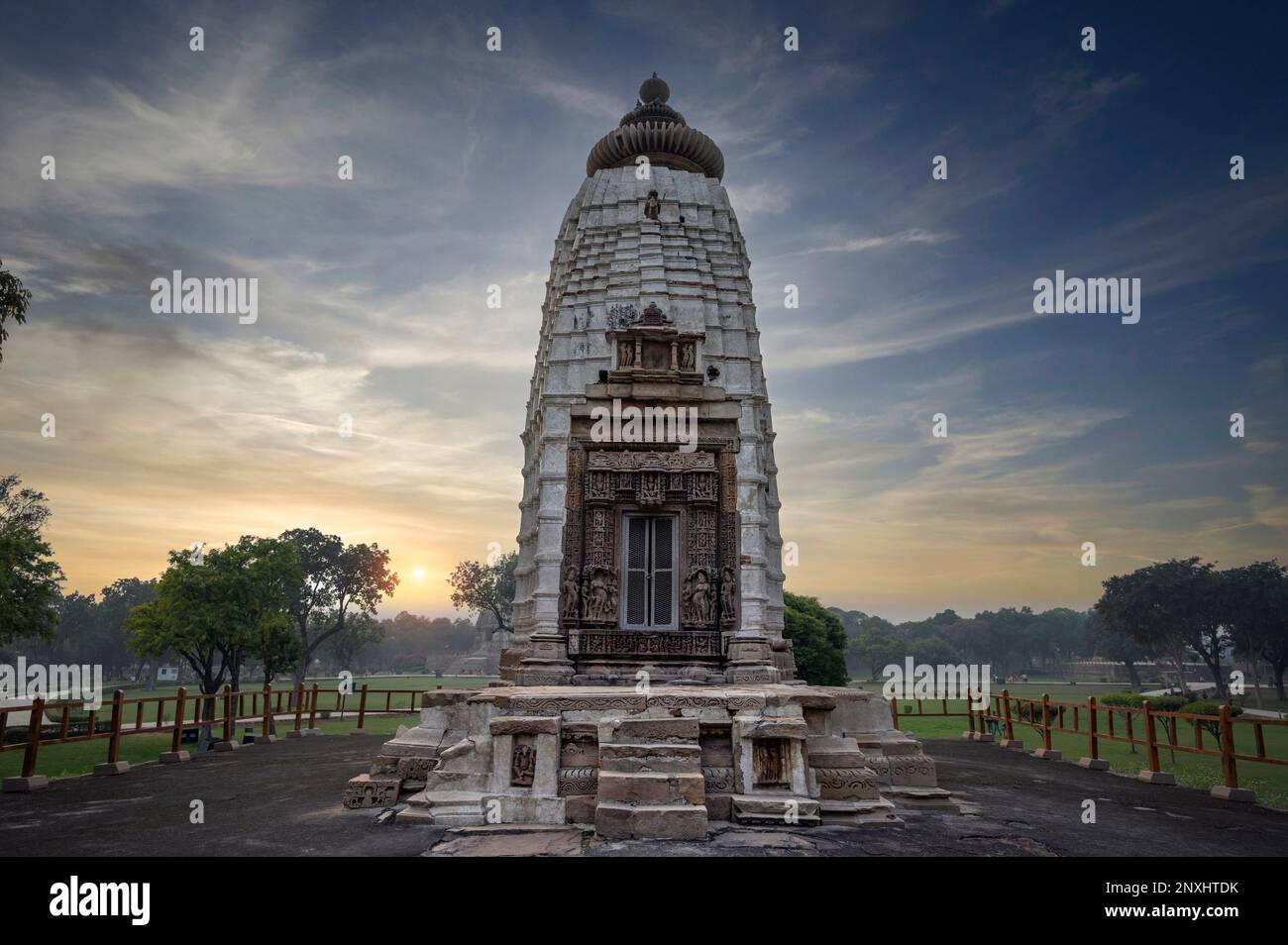 Parvati-Tempel, Khajuraho, Indien Stockfoto