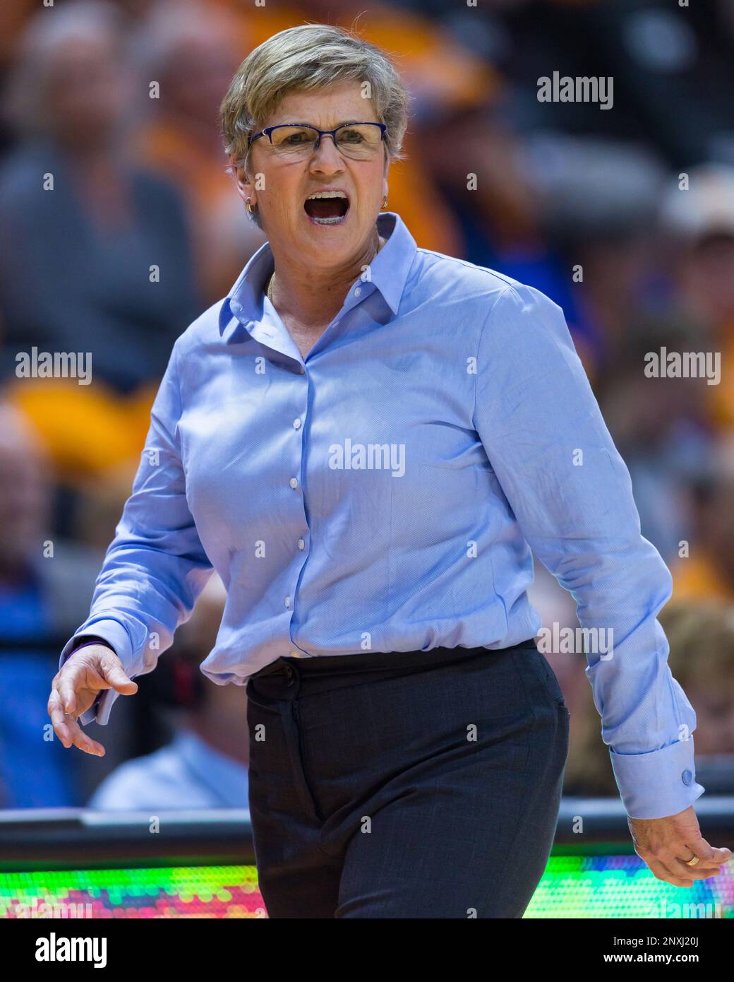 February 15, 2018 head coach Holly Warlick of the Tennessee Lady