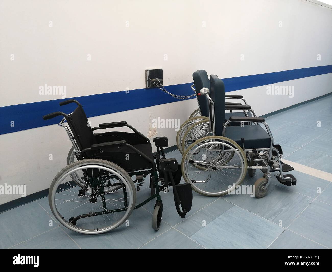 Rollstuhl für Behinderte Stockfoto