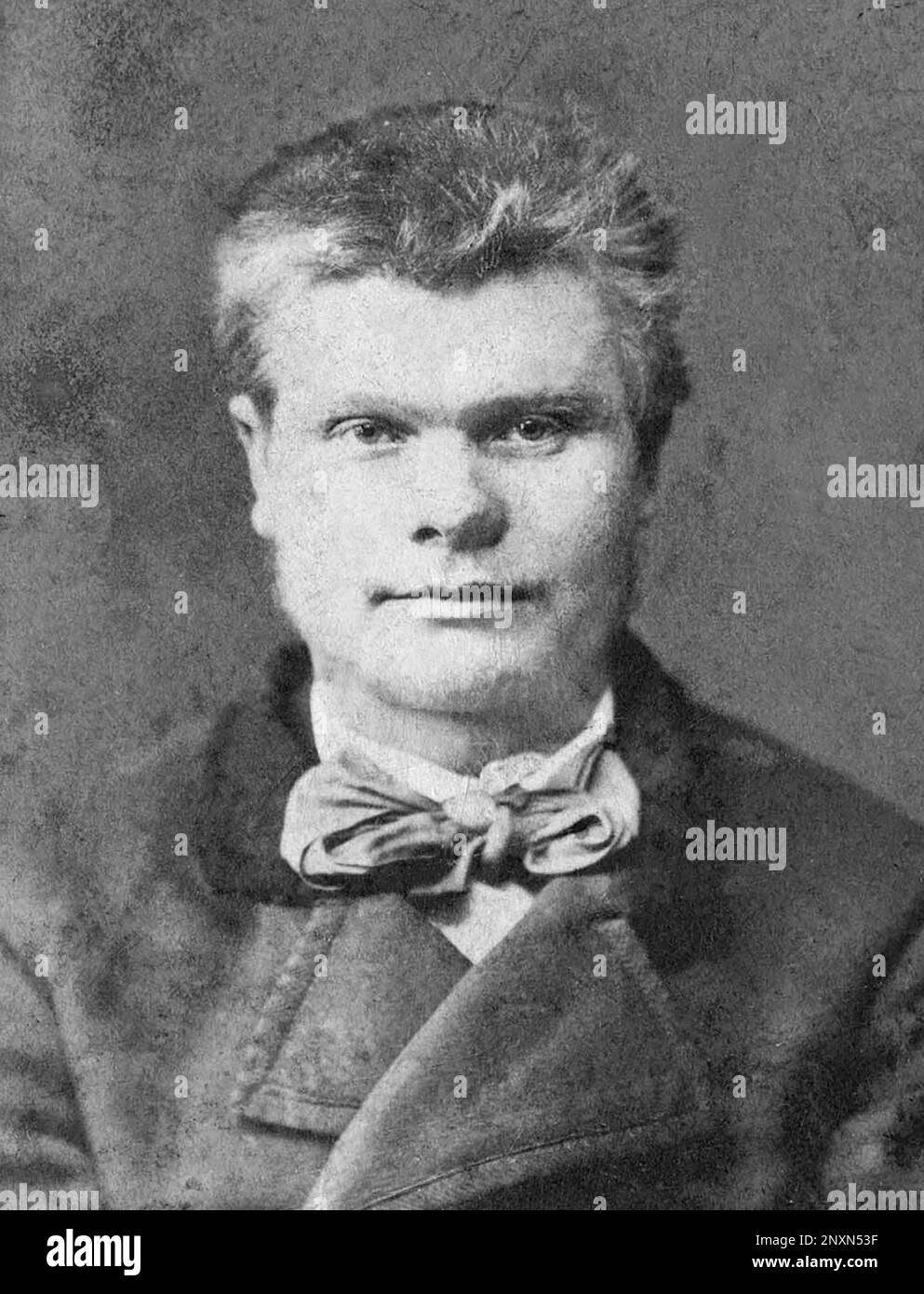 Der 1856 geborene Rummu Jeori war ein estnischer Gesetzloser und Volksheld, der die Reichen bestahl, um sie den Armen zu geben. Foto von 1880. Stockfoto