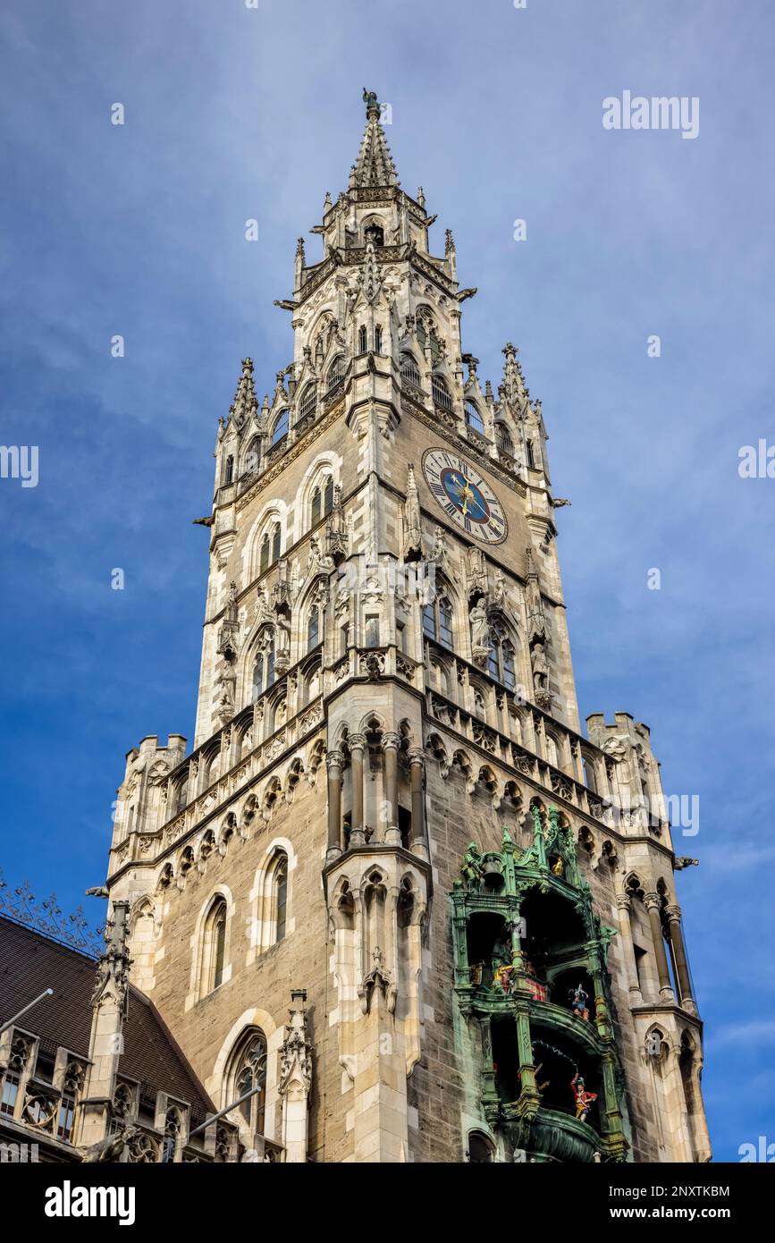 Rathaus, oder Rathaus, München, Deutschland Stockfoto