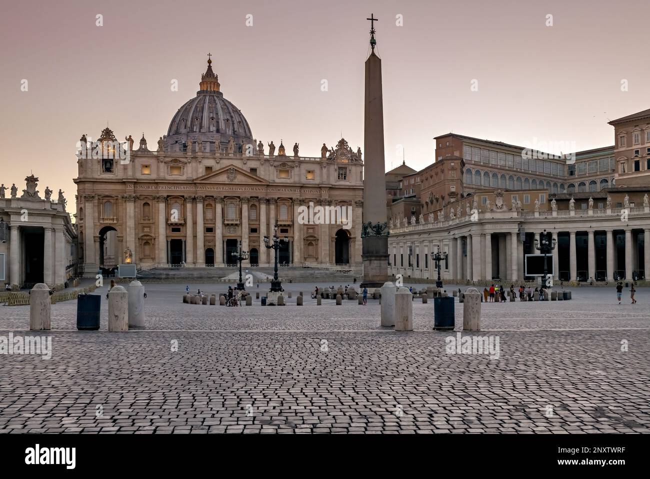 St. Peters, Vatikanstadt, Rom, Italien Stockfoto