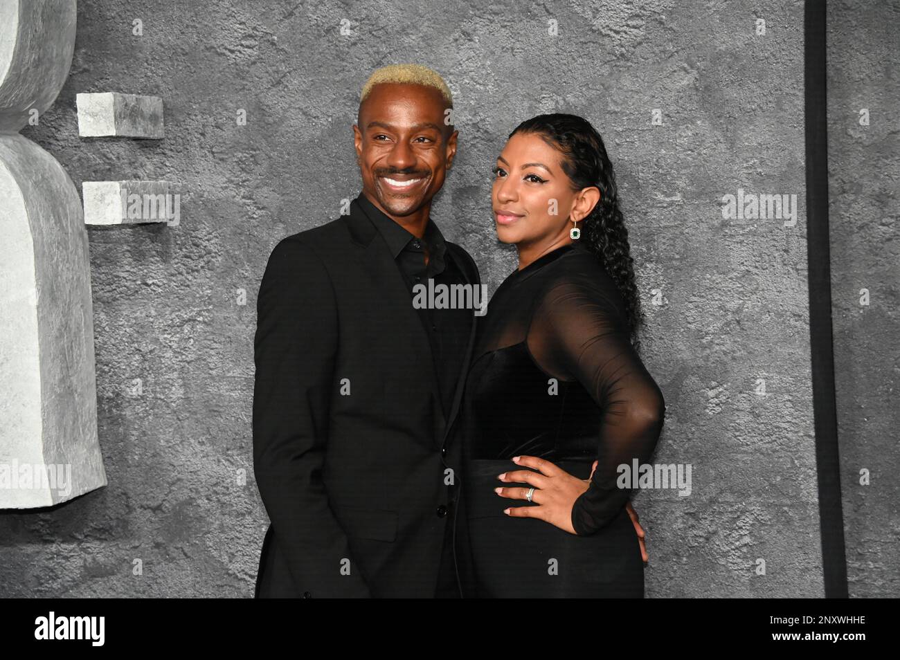 London, Großbritannien. 01. März 2023. Michael Obiora und Nadia Jae treffen im Luther: The Fallen Sun ein – Global Premier auf der BFI IMAX London, Großbritannien. Foto vom 1. März 2023. Kredit: Siehe Li/Picture Capital/Alamy Live News Kredit: Siehe Li/Picture Capital/Alamy Live News Stockfoto