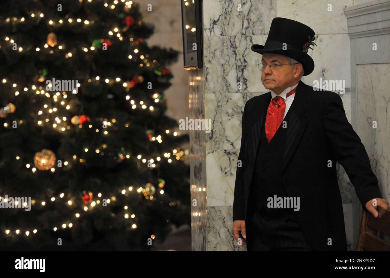 Randy Datsko, Mayor of Ebensburg, Pa. wears Victorian era clothing ...