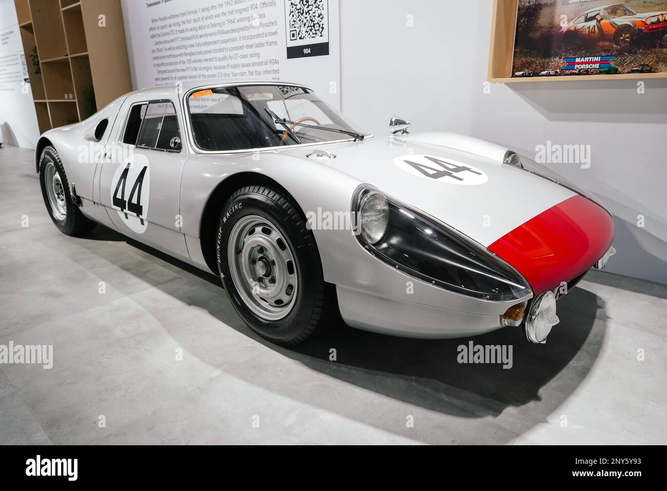 1964 Porsche 904 Carrera GTS Silver Stockfoto