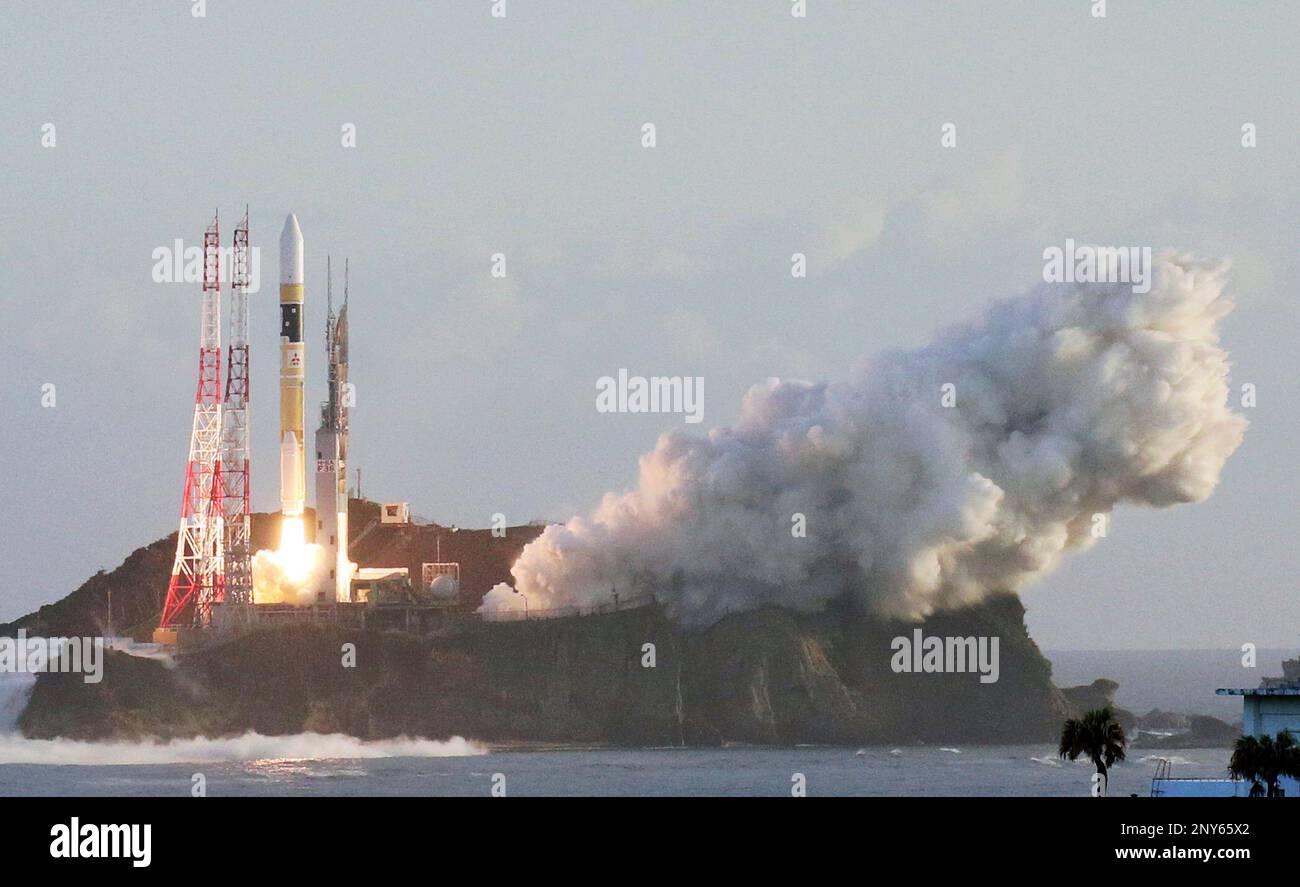 An H2A rocket carrying the fourth satellite for Japan's version of the