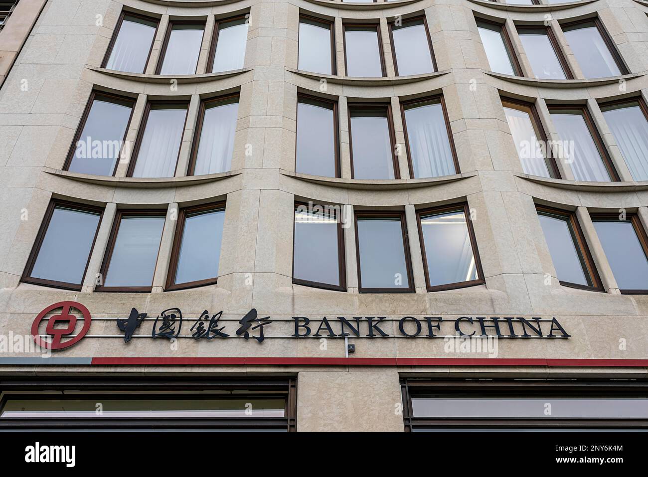 Bank of China, Zweigstelle Potsdamer Platz, Berlin, Deutschland Stockfoto