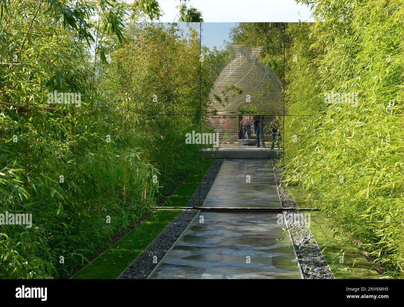 China Garden Cabinet, IGA, Internationale Gartenausstellung, Marzahn, Berlin, Deutschland Stockfoto