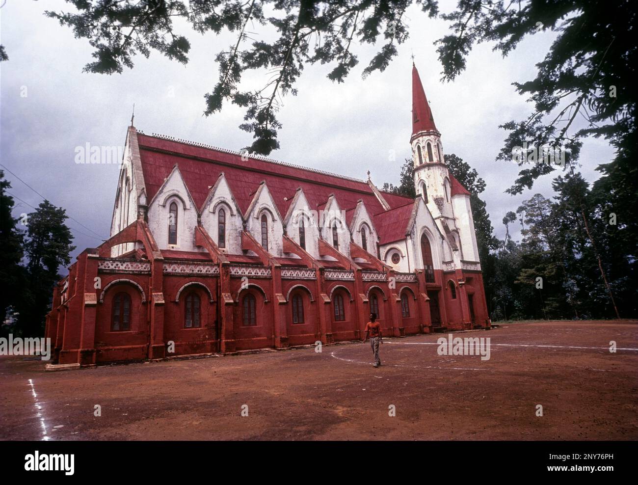 St. George Church Ed, 1855 Coonoor, Wellington, Nilgiris, Tamil Nadu Stockfoto