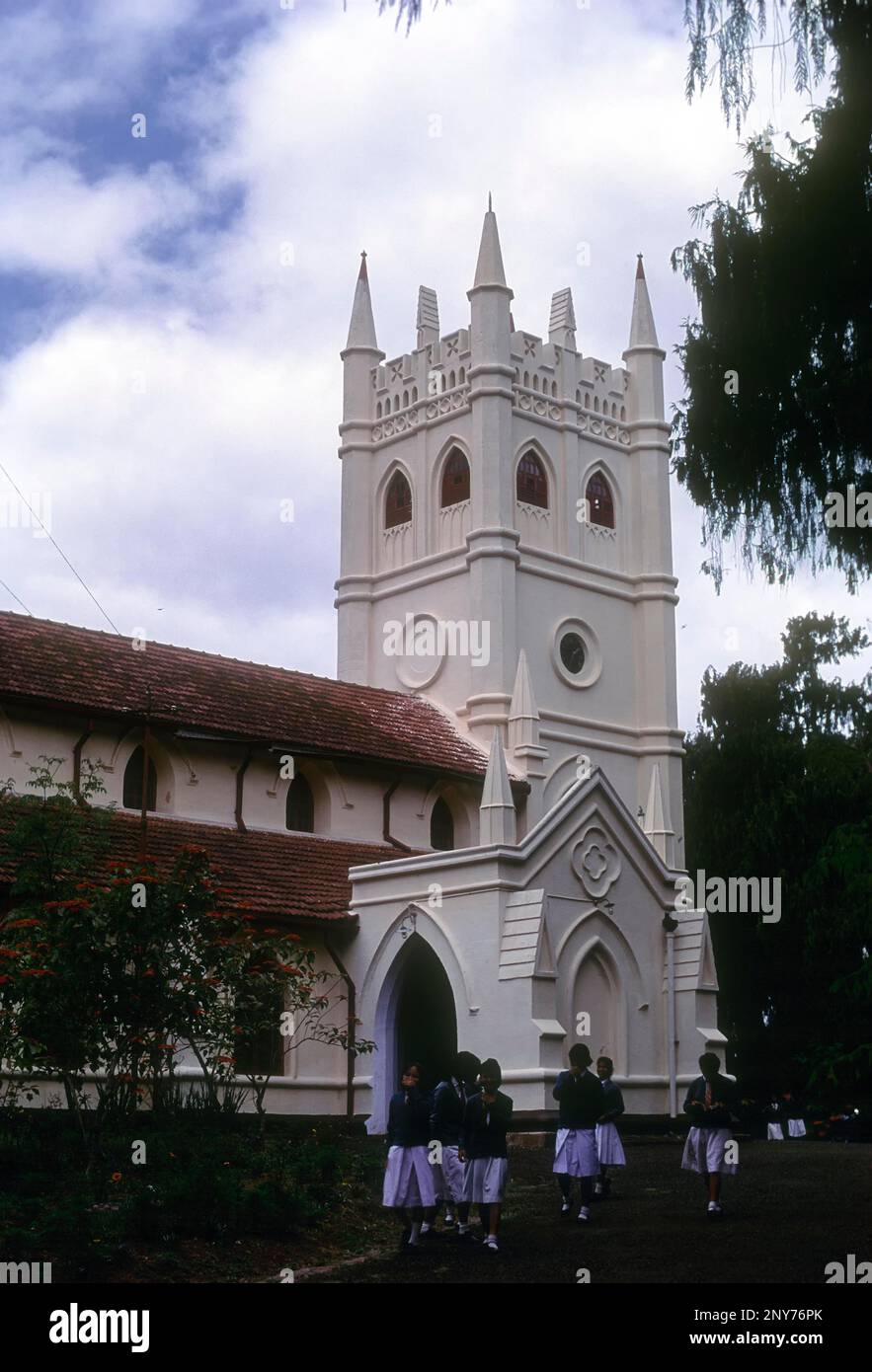 Die Kirche aller Heiligen in coonoor, Nilgiris, Tamil Nadu Stockfoto