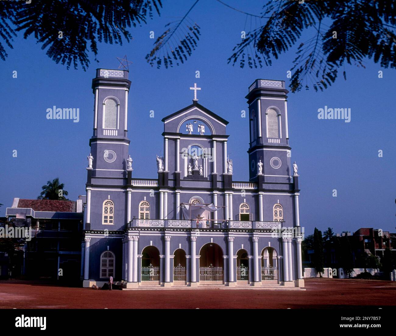 Milagres Kirche 1648 A. D. Mangaluru Mangalore, Karnataka, Südindien, Indien, Asien Stockfoto