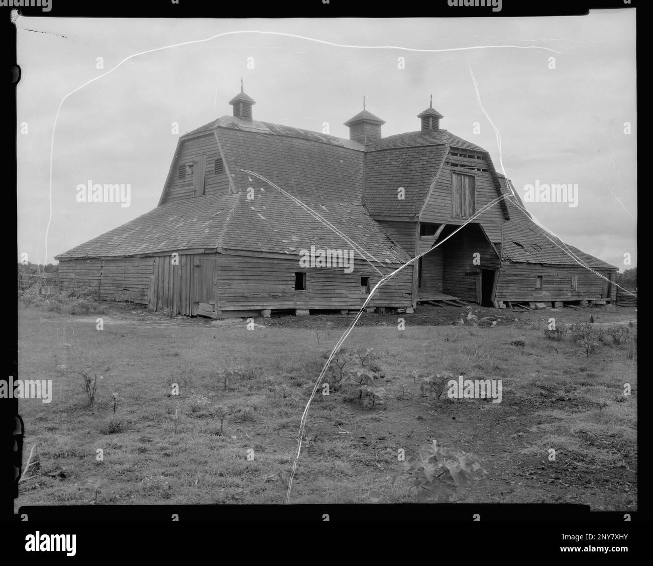 Mantua, Northumberland County, Virginia. Carnegie Survey of the Architecture of the South (Carnegie-Umfrage zur Architektur des Südens). United States Virginia Northumberland County, Nebengebäude. Stockfoto