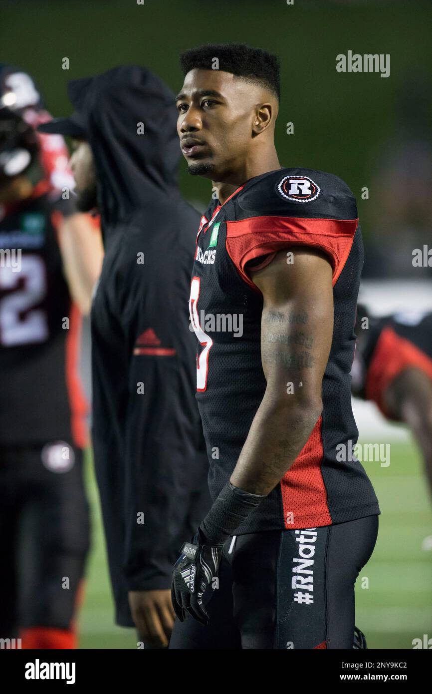 OTTAWA, ON - SEPTEMBER 09: Jonathan Rose (9) of the Ottawa Redblacks in Canadian Football League Action at TD Place Stadium in Ottawa, Canada on Saturday, September 9, 2017. The Tiger-Cats defeated the Redblacks 26-22. (Photo by Sean Burges/Icon Sportswire) (Icon Sportswire via AP Images) Stockfoto