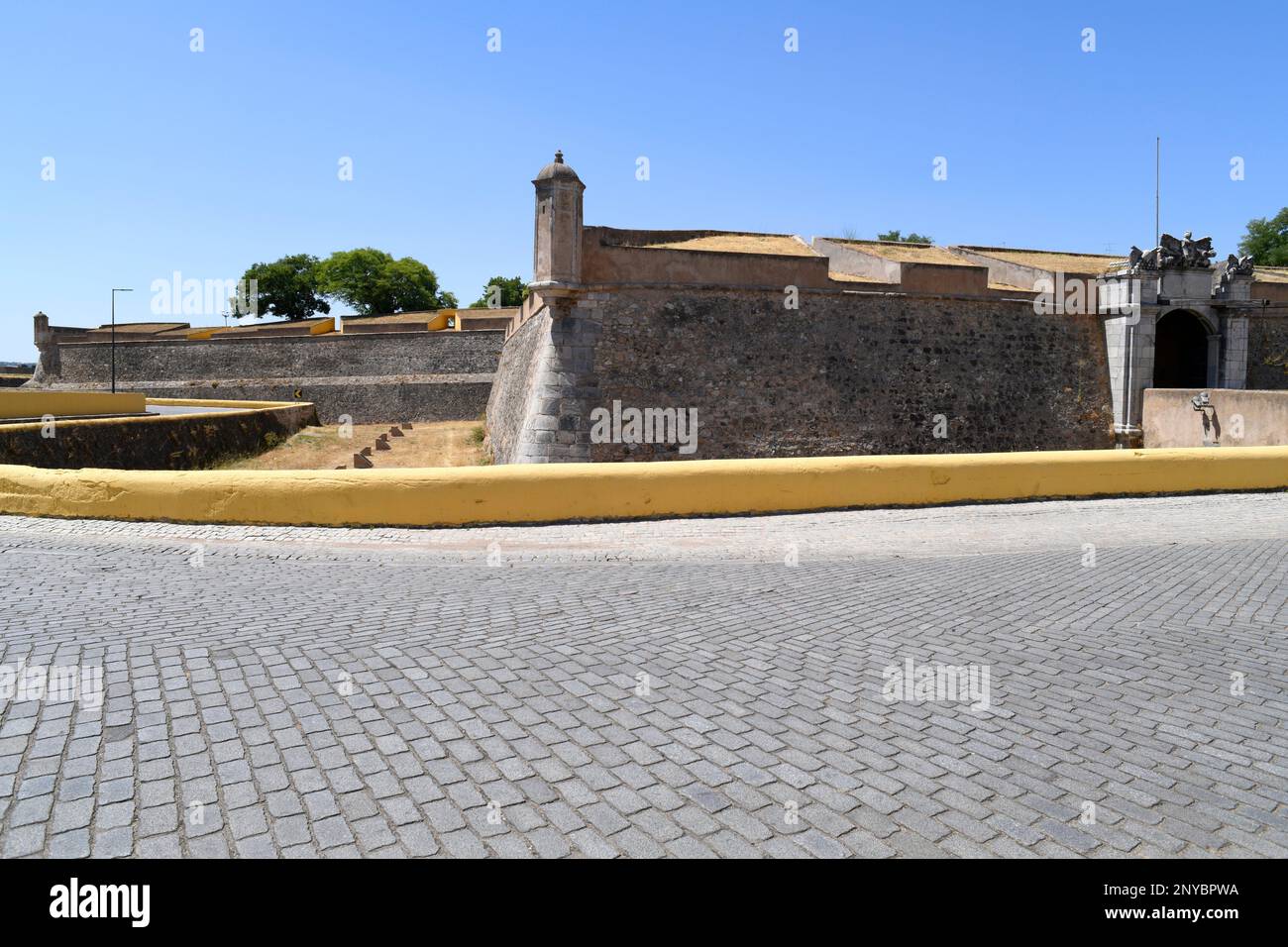Elvas, Baluarte. UNESCO-Weltkulturerbe. Portalegre, Alentejo, Portugal. Stockfoto