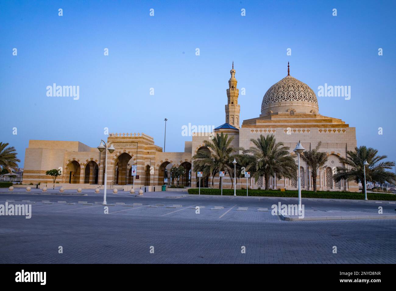 Shaikh Isa bin Salman Al Khalifa große Moschee, Königreich Bahrain, Naher Osten. Stockfoto