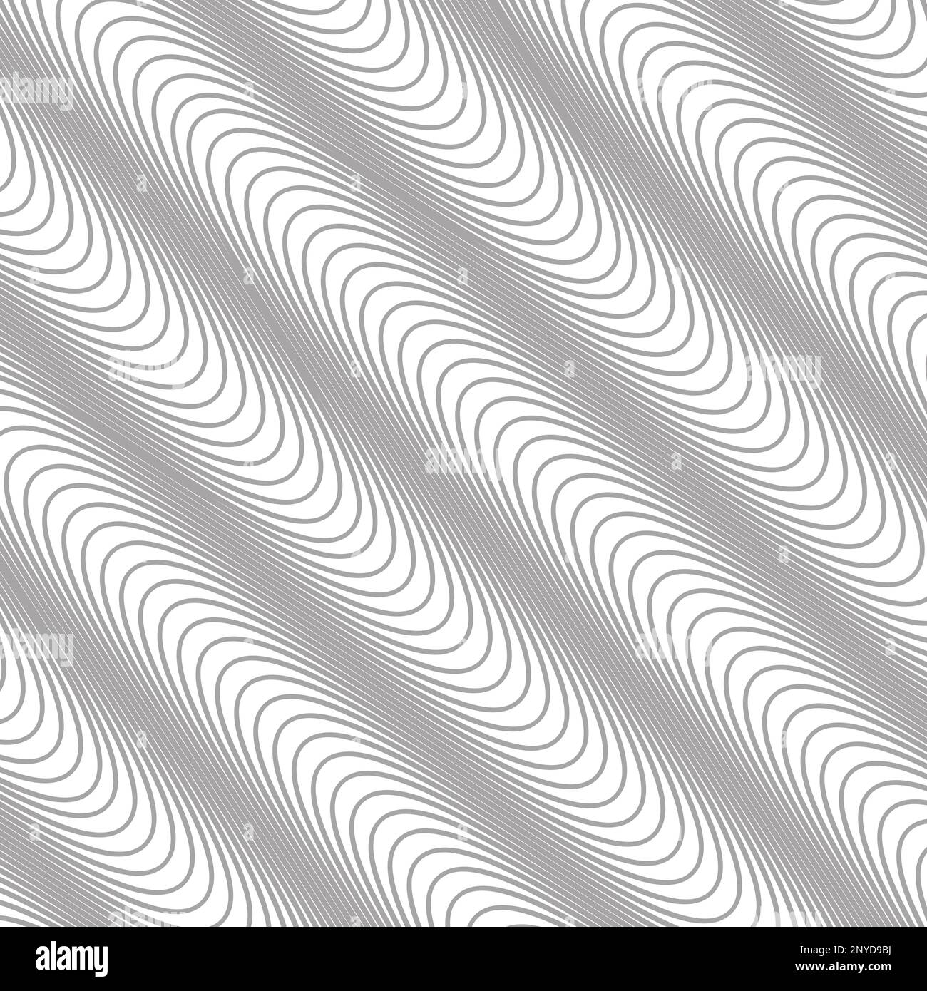 Abstrakter Hintergrund mit einem gebogenen Zickzackmuster Stock Vektor