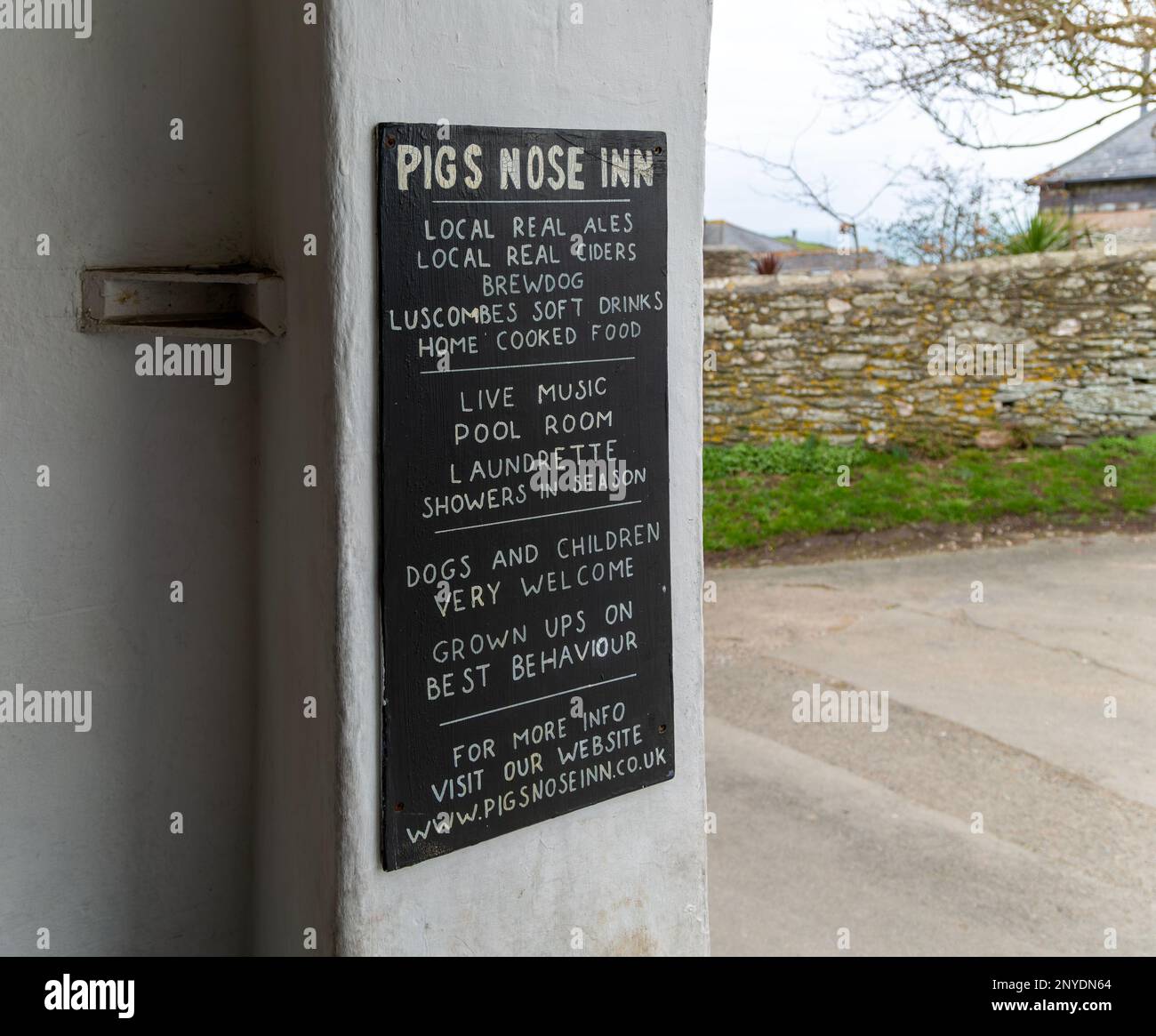 The Pigs Nose Pub, East Prawle Village, Devon, England, UK Stockfoto